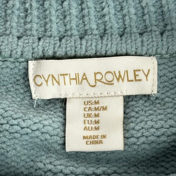 Cynthia Rowley Chunky Knit Pearl Pullover‎ Sweater Womens Size Medium M Coquette - Picture 7 of 10